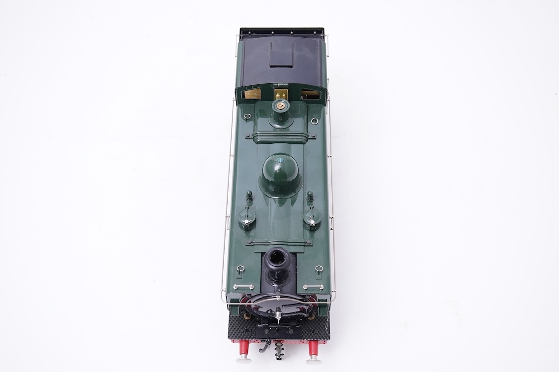A Gauge One Aster Hobbies live steam GWR Class 57xx 0-6-0 Pannier Tank locomotive, 6752, the factory ‘Built Up’ version, spirit fired working two cylinder motion, with steaming tools, accessories and original box.